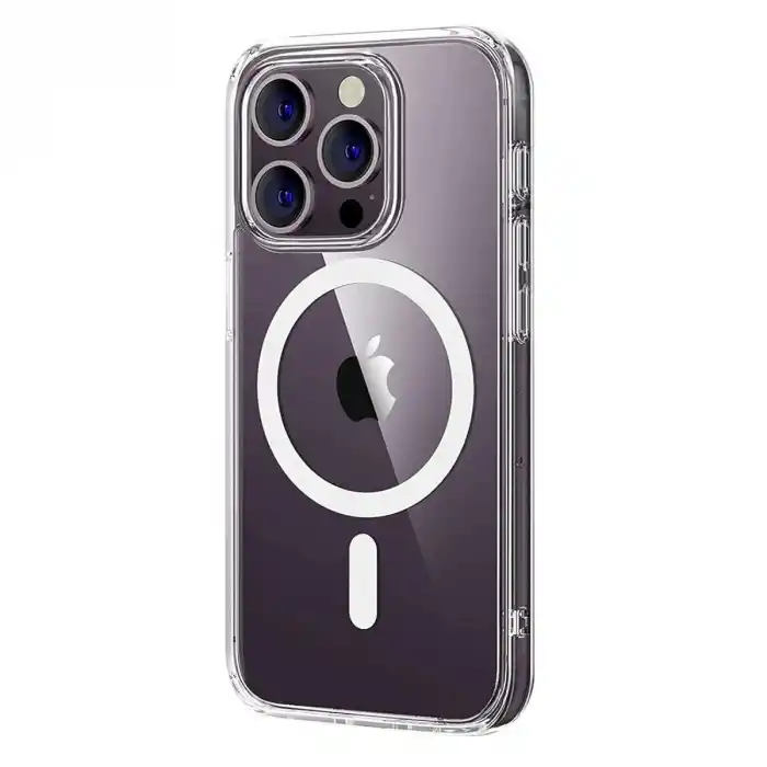 TCX Apple İphone 16 Pro Max Combo Sert Şeffaf Magsafe Kapak - Şeffaf