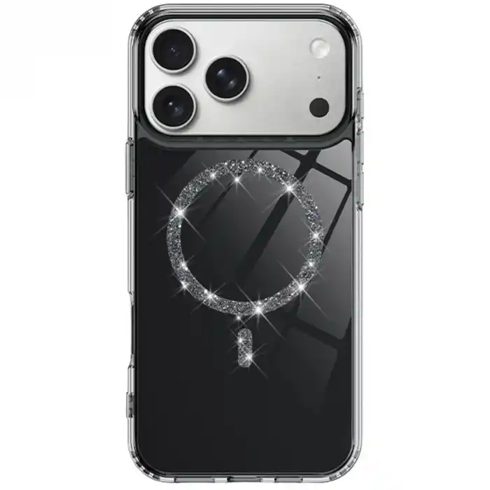 TCX Apple İphone 17 Pro Max Live Diamond Magsafe Kapak - Siyah