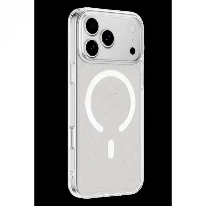 TCX Apple İphone 18 Pro Max Combo Simli Magsafe Kapak - Şeffaf