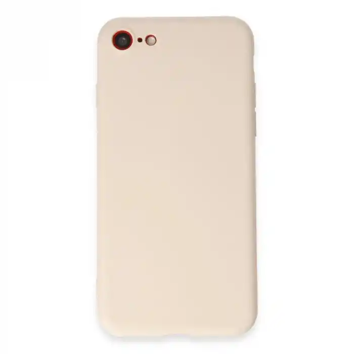 TCX Apple İphone 7 Kılıf First Silikon - Krem