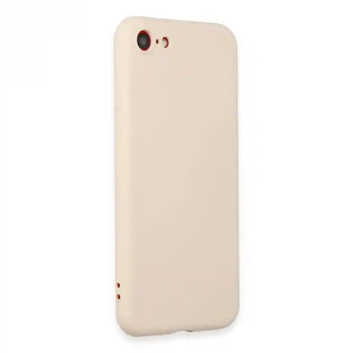 TCX Apple İphone 7 Kılıf First Silikon - Krem