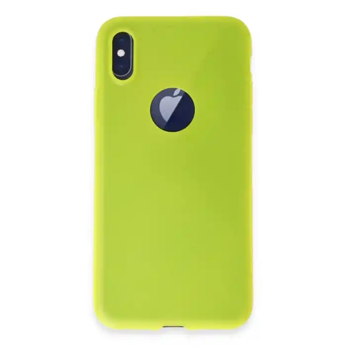 TCX Apple İphone X Kılıf First Silikon - Parlak Sarı