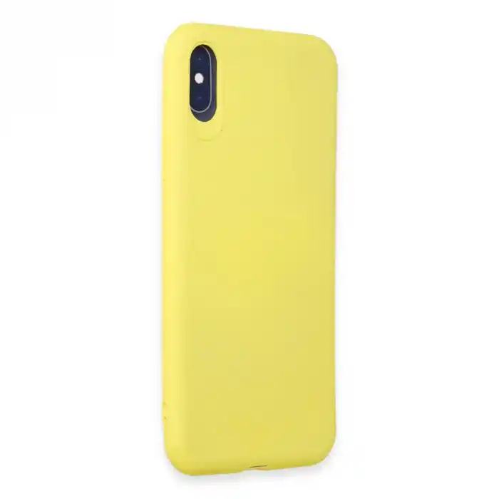 TCX Apple İphone X Kılıf First Silikon - Sarı