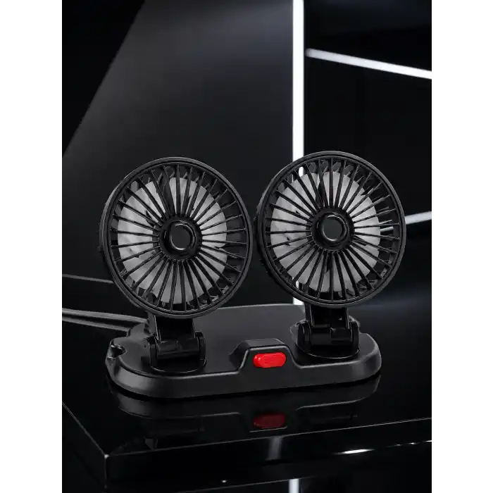 TCX Araç, Karavan Ve Tır İçin Çift Fanlı Mini Vantilatör