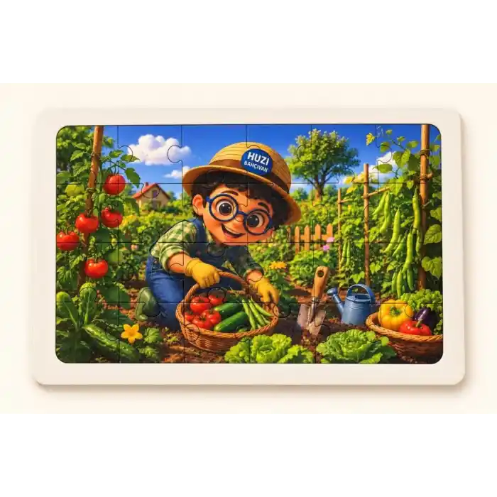 TCX Bahçıvan H - 24 Parça Ahşap Puzzle
