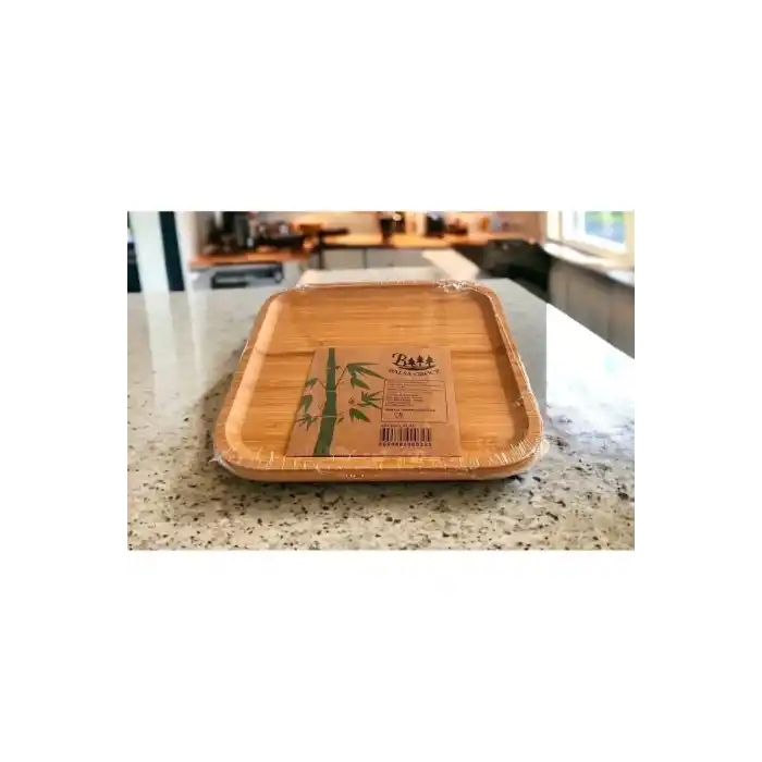 TCX Bambu Kare Tabak 20 * 20 * 1.5 Cm Royaleks-KR2020