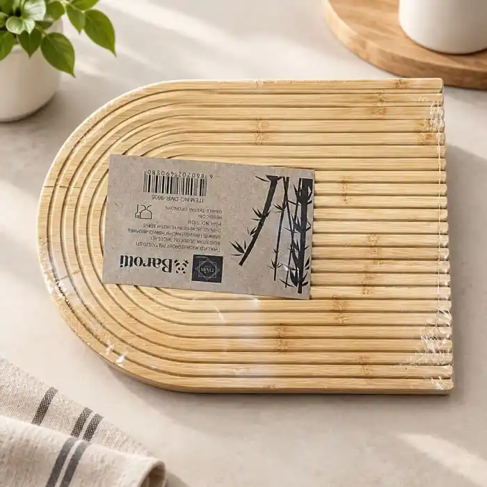 TCX Bambu Oval Çizgili Sunumluk