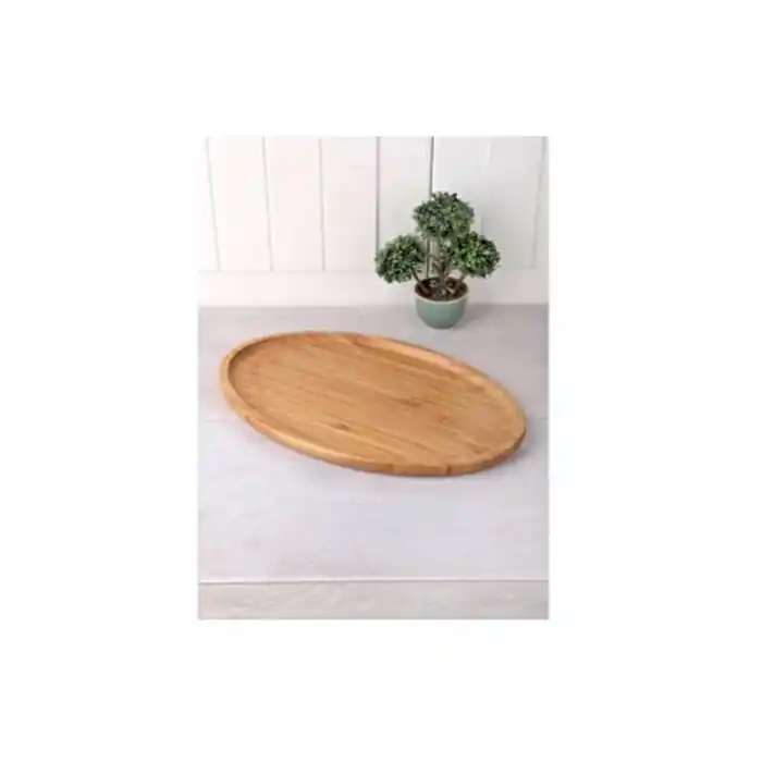 TCX Bambu Sunum Tabağı 28x18 cm Bls Bs-2818