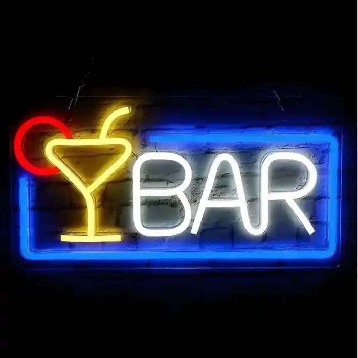TCX Bar Yazılı Neon Led