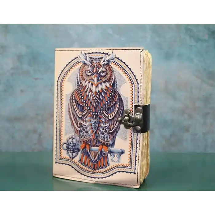 TCX Baykuşlu Deri Defter Ksk3131