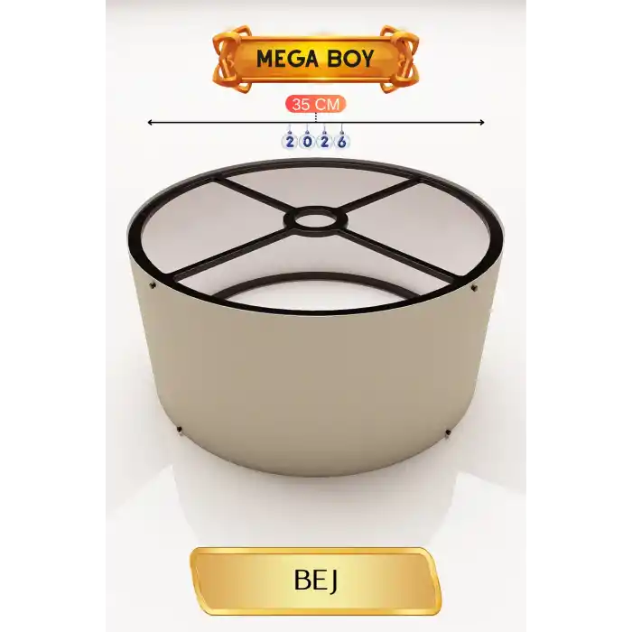 TCX Bej Lambader Başlığı 35 CM Mega Boy