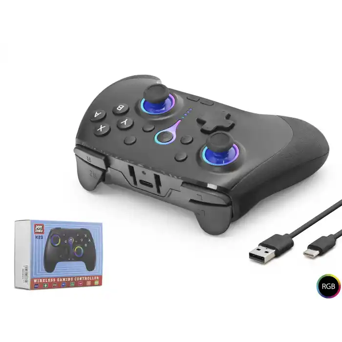TCX Bluetooth Gamepad Pc Ios Android Switch Ps3 Ps4 Uyumlu Rgb - Siyah ND505B