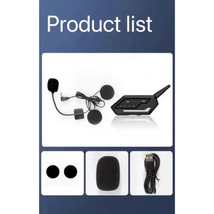 TCX Bt62 Motosiklet Kask Kulaklığı Bluetooth Intercom 2 Intercom Bağlantılı