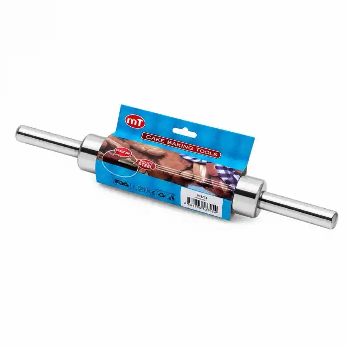 TCX Çelik Hamur Merdane 21 cm (Toplam 40 cm)