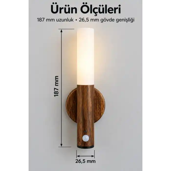 TCX Çift Taraflı Bantlı Şarjlı LED Duvar Lambası