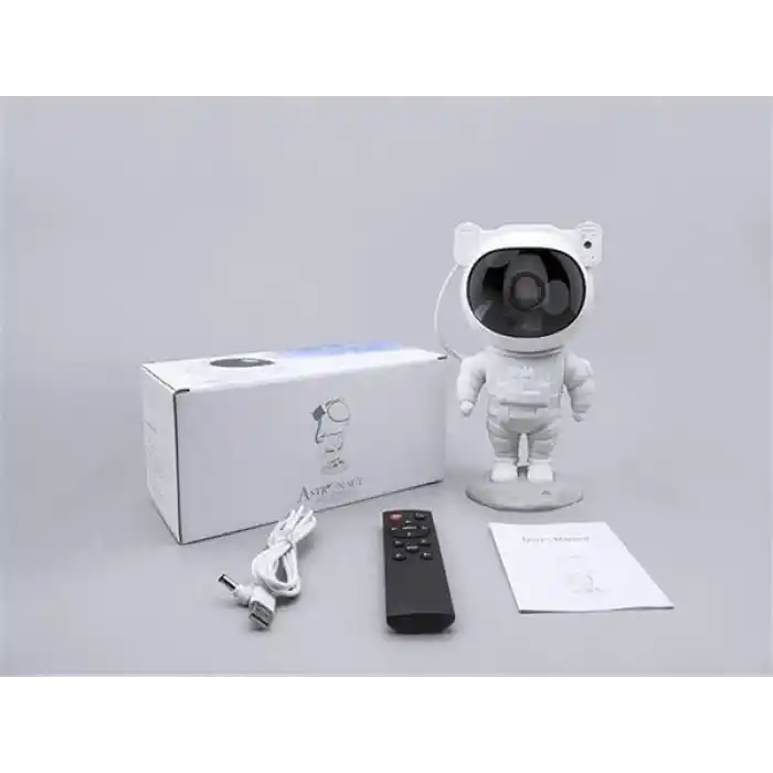 TCX Çocuklara Özel Projeksiyon Astronot Lamba Speaker Sevimli