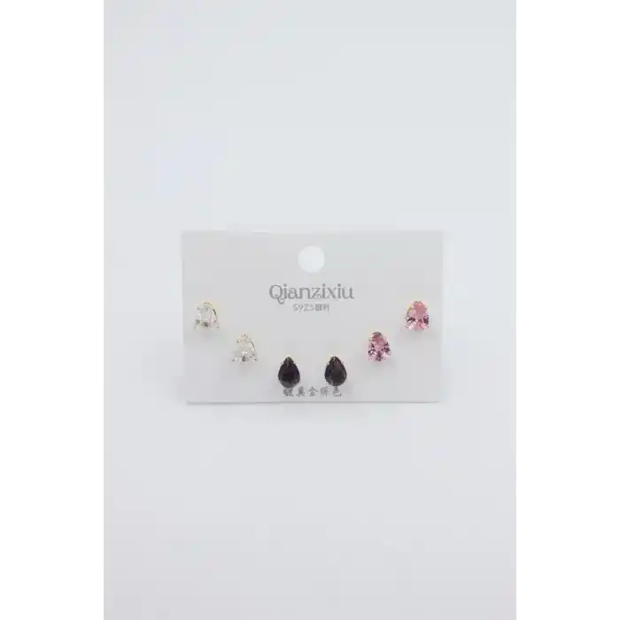TCX Çoklu Set Küpe - Altın