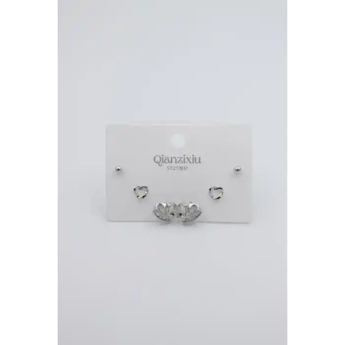 TCX Çoklu Set Küpe - Gümüş