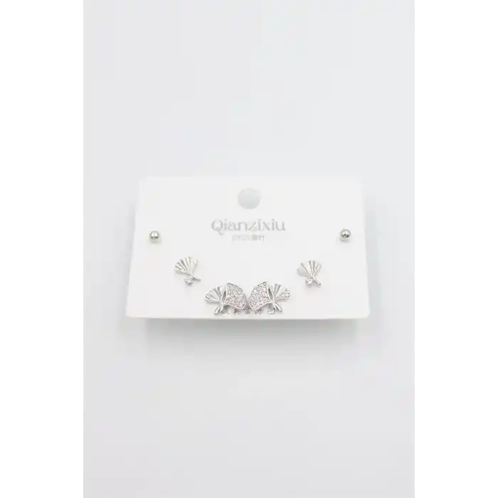 TCX Çoklu Set Küpe - Gümüş