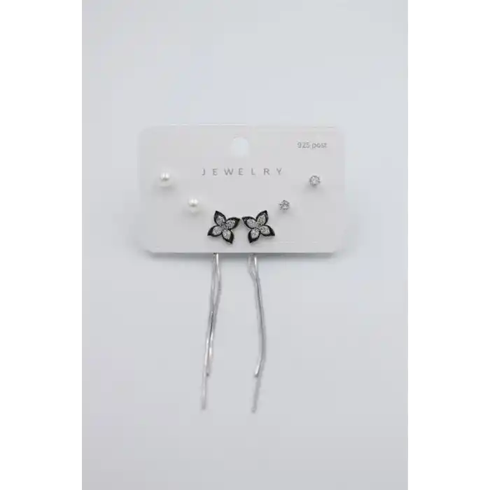 TCX Çoklu Set Küpe - Gümüş
