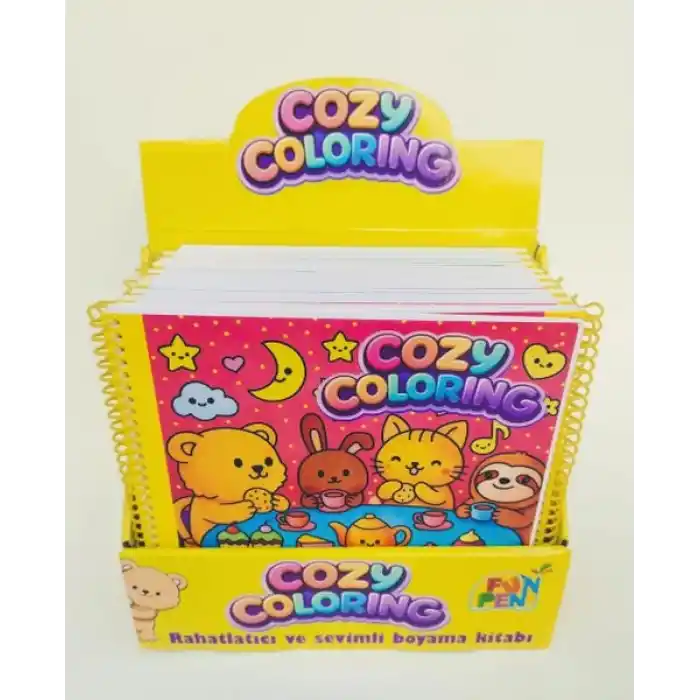 TCX Cozy Coloring Boyama Kitabı  (20 Çeşit)