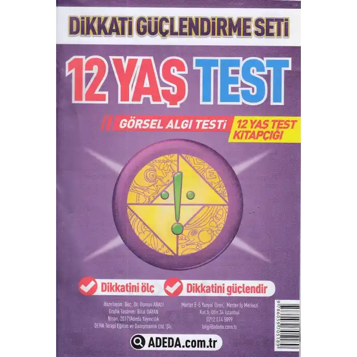 TCX Dikkati Güçlendirme Seti 12 Yaş Test