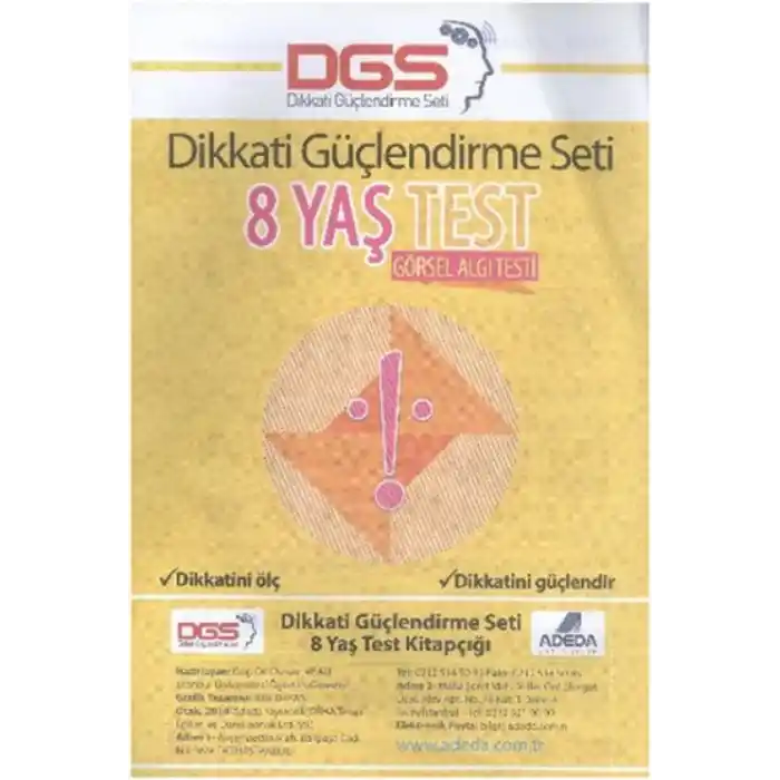 TCX Dikkati Güçlendirme Seti 8 Yaş Test