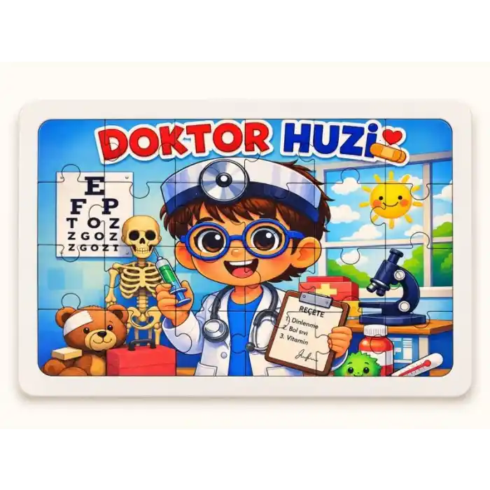 TCX Doktor H - 24 Parça Ahşap Puzzle