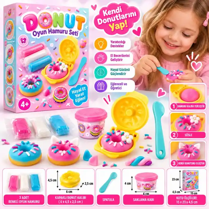 TCX Donut Oyun Hamuru Seti