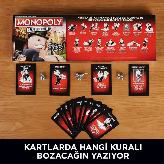 TCX E1871 Monopoly Cheaters Edition +8 yaş
