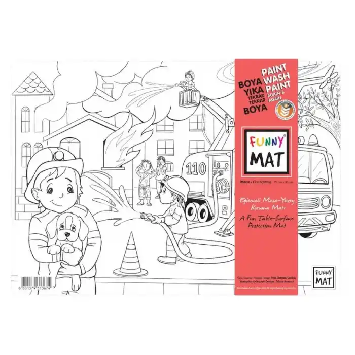 TCX Funny Mat - Mini  İtfaiye