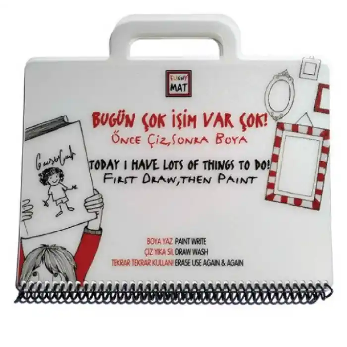 TCX Funny Mat Mini Set - Bugün Çok İşim Var Çok!