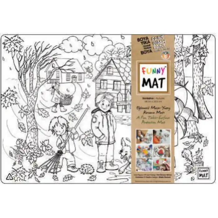 TCX Funny Mat - Sonbahar 33,5 X 48 Cm