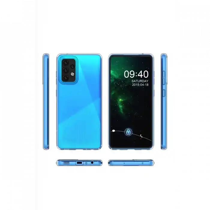 TCX  Galaxy A03S Kılıf Lüx Şeffaf Silikon