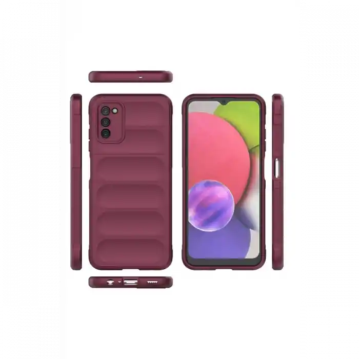 TCX  Galaxy A03S Kılıf  Silikon - Bordo