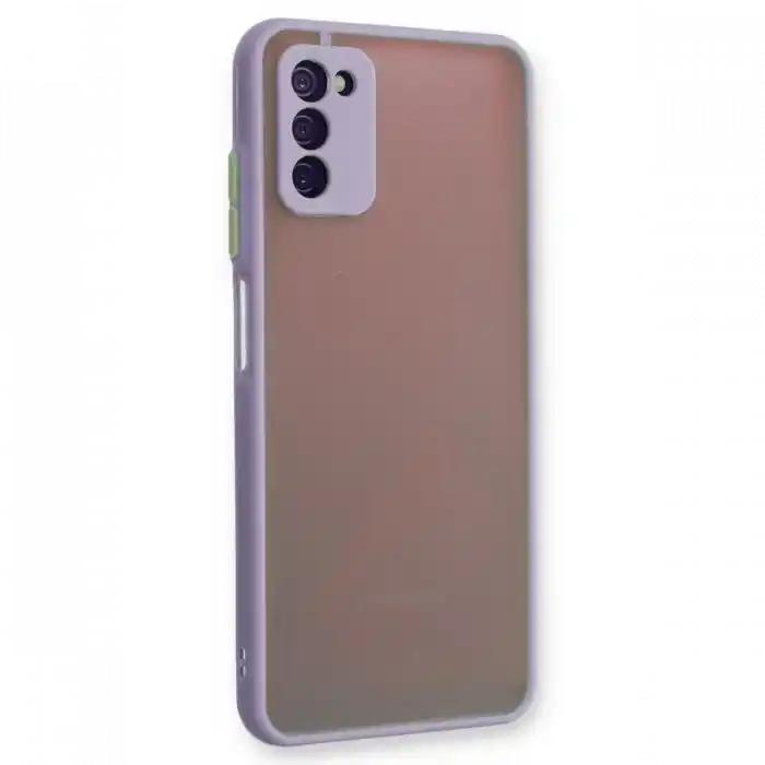 TCX  Galaxy A03S Kılıf  Silikon Kapak - Mor