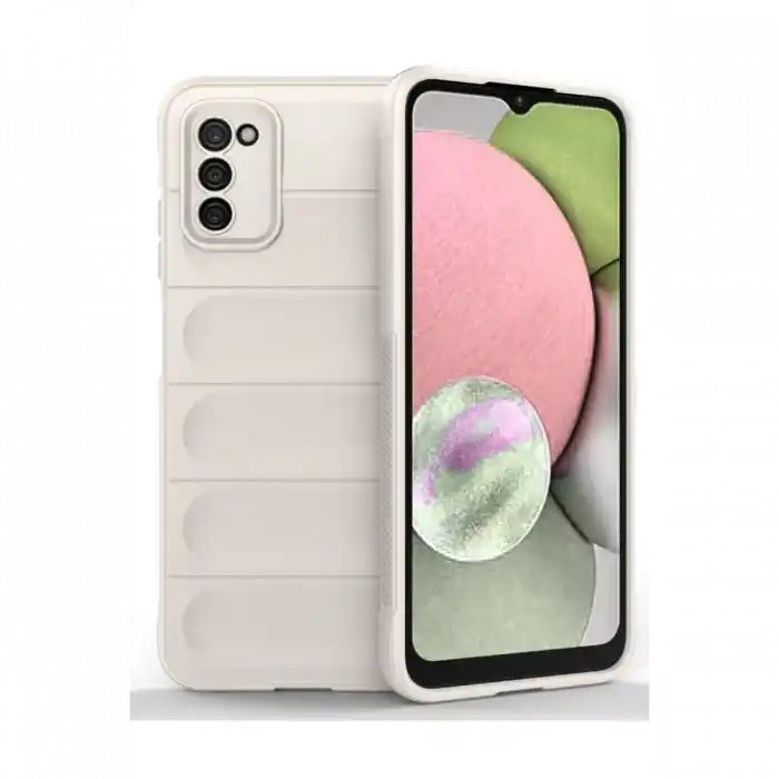 TCX  Galaxy A03S Kılıf  Silikon - Krem