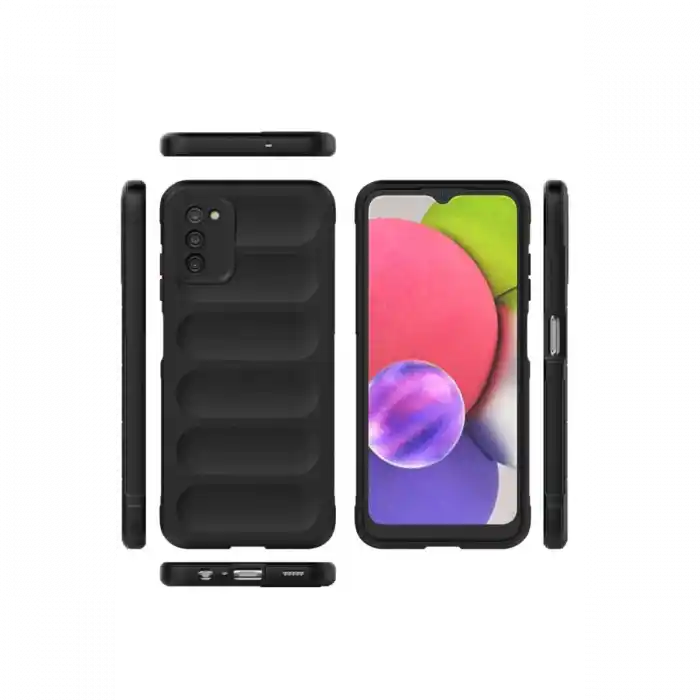 TCX  Galaxy A03S Kılıf  Silikon - Siyah