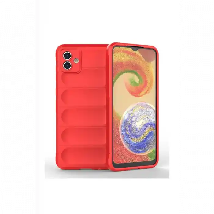 TCX  Galaxy A04E Kılıf  Silikon - Kırmızı
