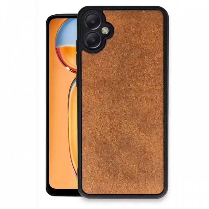 TCX  Galaxy A05 Kılıf Aras Deri Kapak - Taba