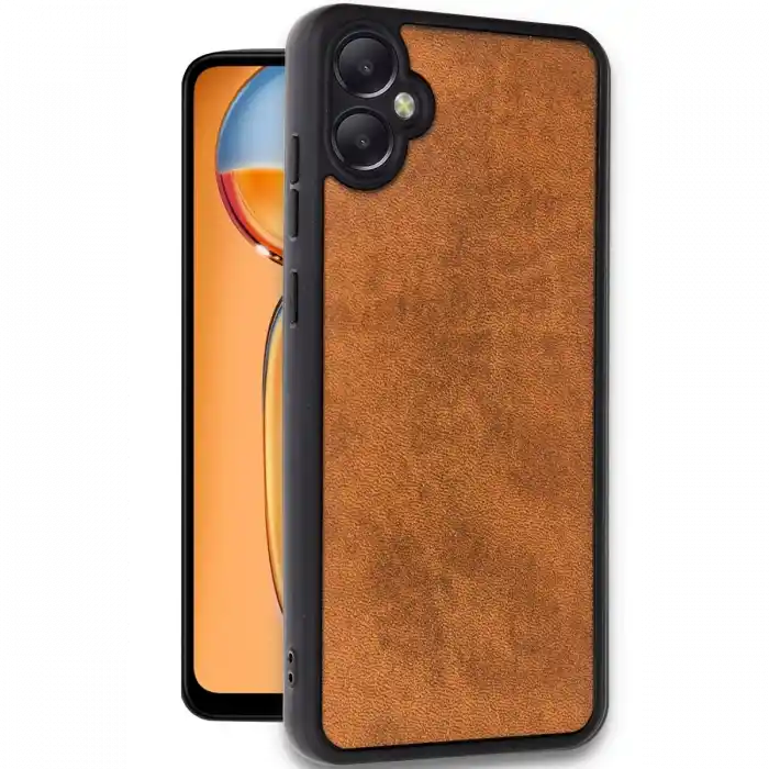 TCX  Galaxy A05 Kılıf Aras Deri Kapak - Taba