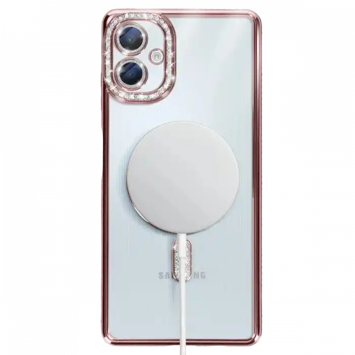 TCX  Galaxy A06  Simli Magneticsafe Kılıf - Pembe