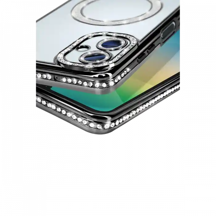 TCX  Galaxy A06  Simli Magneticsafe Kılıf - Siyah