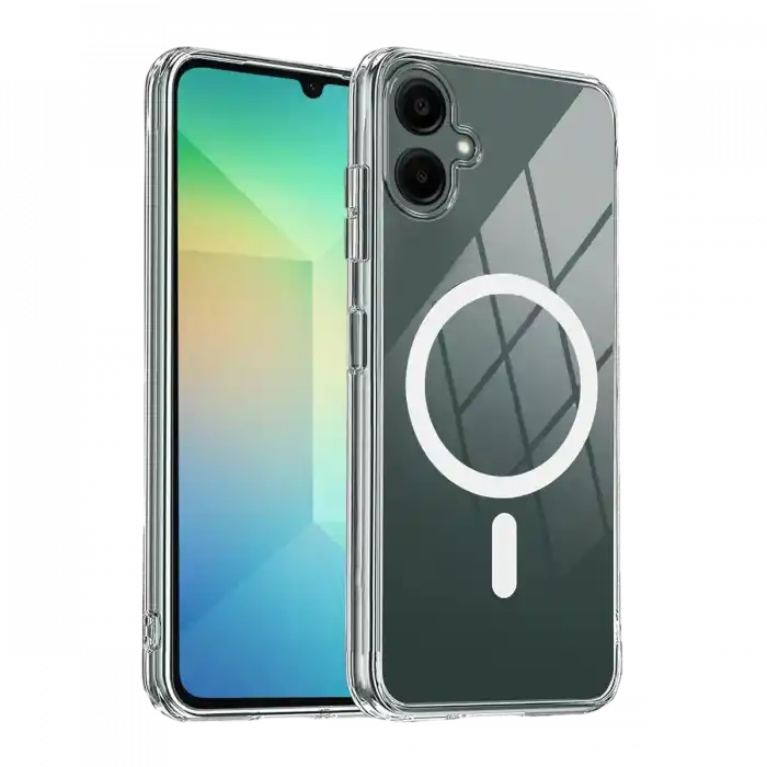 TCX  Galaxy A07 4G Combo Sert Şeffaf Magsafe Kapak - Şeffaf