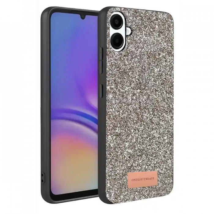 TCX   Galaxy A07 4G  Simli Kapak - Gümüş