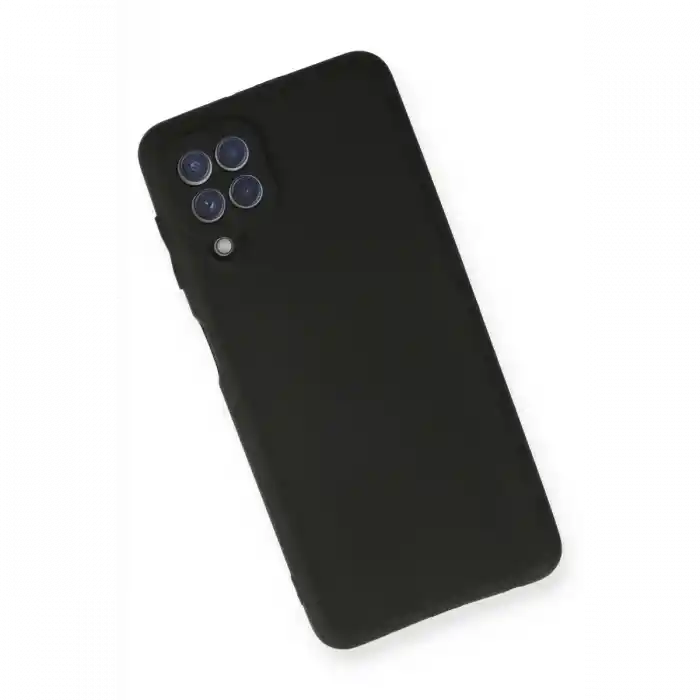 TCX  Galaxy A22 Kılıf First Silikon - Siyah