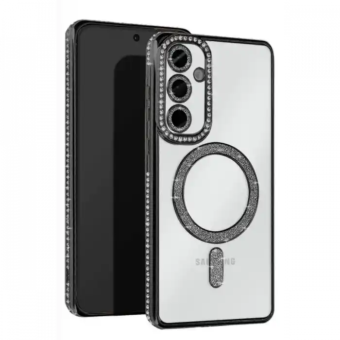 TCX  Galaxy A26  Simli Magneticsafe Kılıf - Siyah