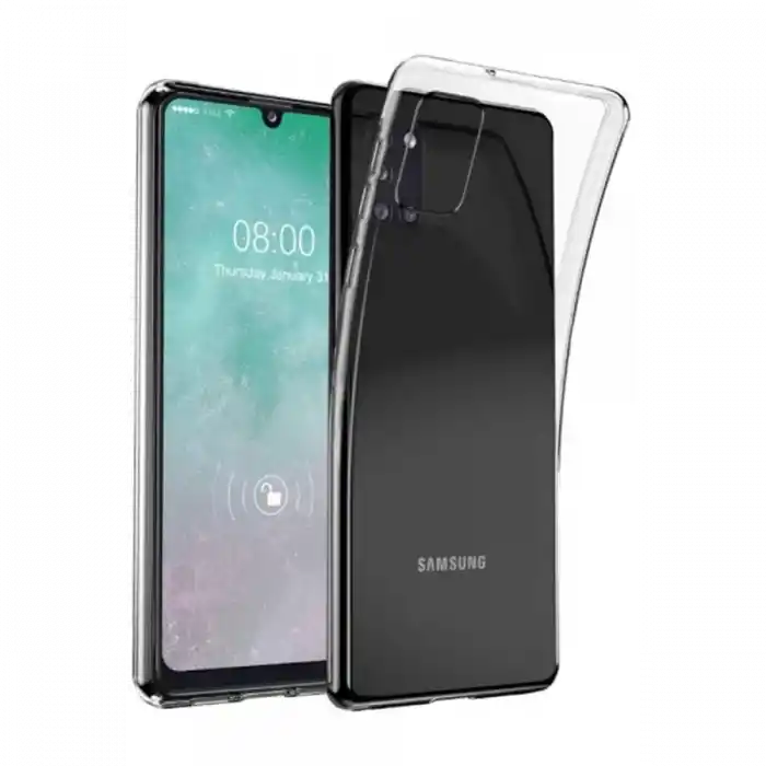 TCX  Galaxy A31 Kılıf Lüx Şeffaf Silikon