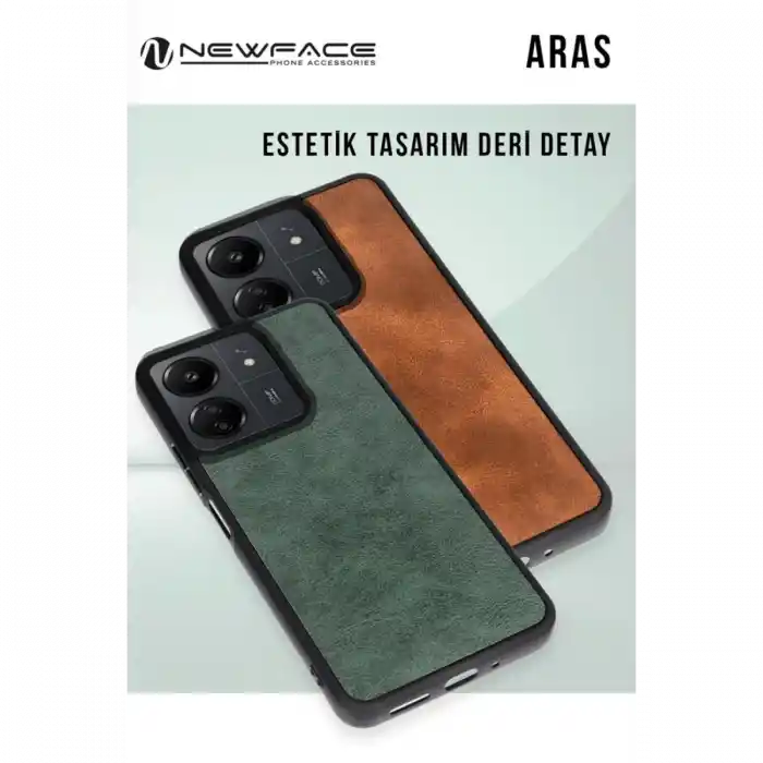 TCX  Galaxy A36 Kılıf Aras Deri Kapak - Taba