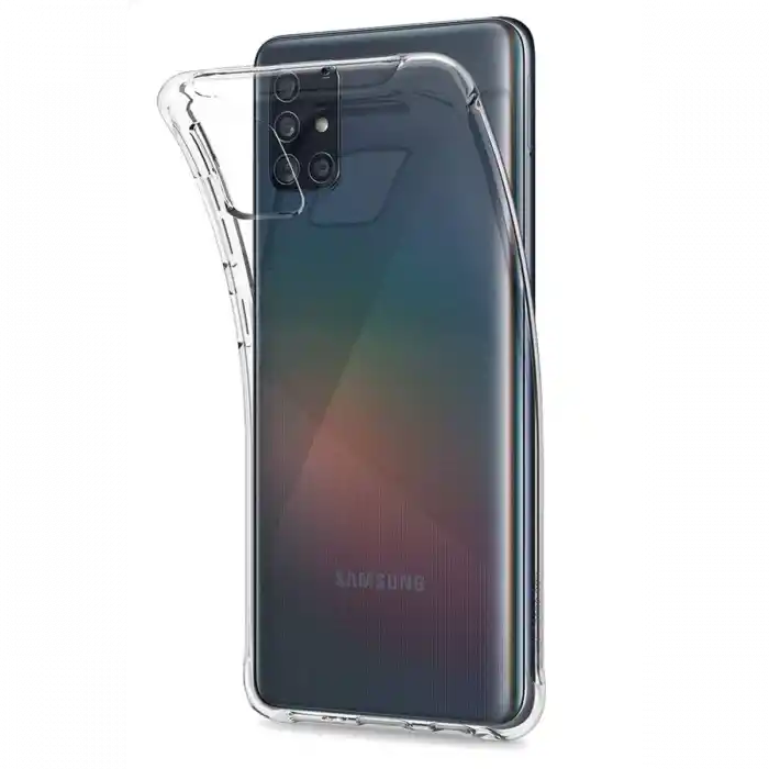 TCX  Galaxy A51 Kılıf Lüx Şeffaf Silikon